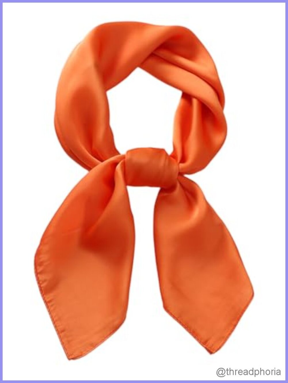 Women's Square Scarf 27.5" Silk-like Polyester Fashion Scarf